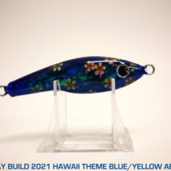 Poppers & Stick Baits Strategic Angler Proteus 100 Holiday Build 2021 Hawaii Theme Blue/Yellow - Abalone Custom