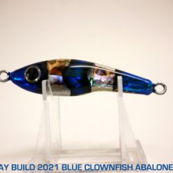 Poppers & Stick Baits Strategic Angler Proteus 80 Holiday Build 2021 Blue Clownfish - Abalone Custom