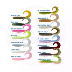 Soft Plastics Daiwa BaitJunkie 4 Inch Grub Soft Plastic